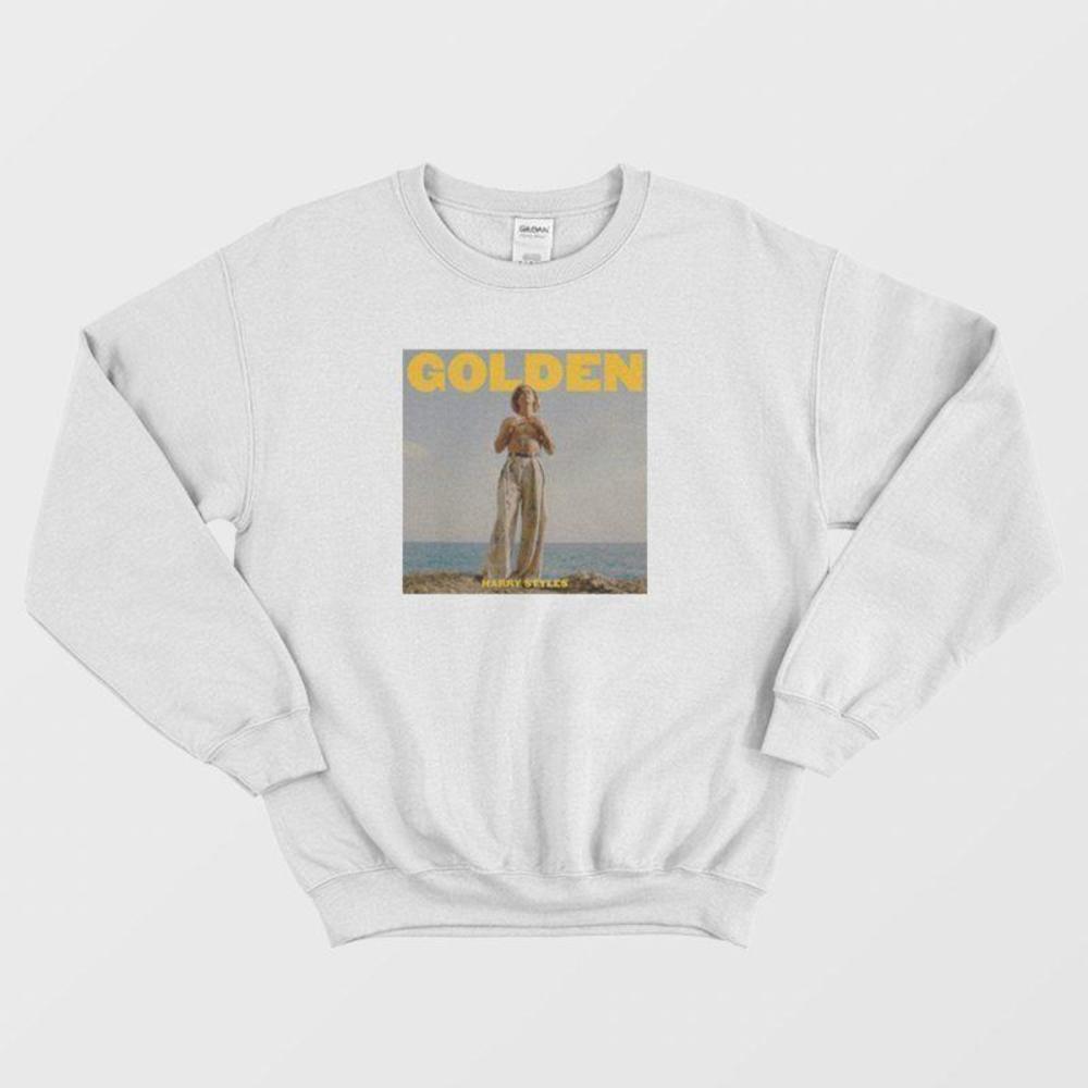 Golden Minimalist Simple Aesthetic Typography Cozy Unisex Sweatshirt